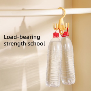 Space Saving Banana Five Rotated Hanger Hooks <b>Wardrobe</b> Clothes Rack Organizer Bag Belt Scarf <b>Hanging</b> Rack Closet Hanger - Product Image 6