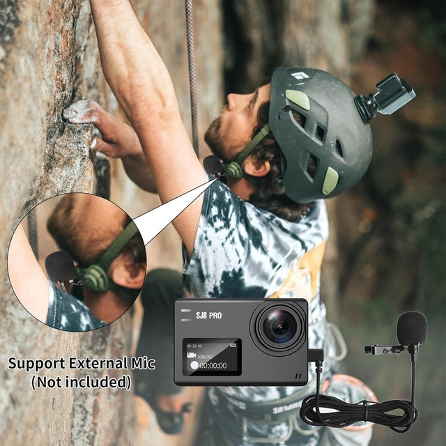 FOR for SJ4K WIFI Professional 4K Sports Camera Extreme Sports Waterproof IP68 Helmet Camera with MicroSD 1.44" Screen
