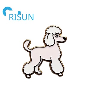Fabricación personalizada bastante lindo caniche esmalte duro solapa Pin insignia Kawaii perro mascota amante regalo solapa Pin cachorro perro Pin insignia - Product Image 5