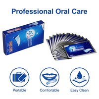Bandes blanchissantes 5D mentholées OEM en gros – Élimination puissante des taches dentaires, sûres pour les dents sensibles