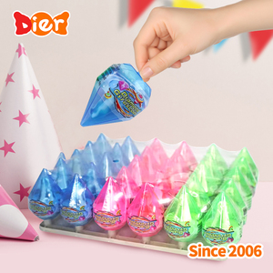 Piruleta de <span class=keywords><strong>caramelo</strong></span> duro con forma de <span class=keywords><strong>chupete</strong></span> personalizada al por mayor con juguete giratorio interactivo, rellenos a granel para bolsas de regalo infantiles, de fábrica - Product Image 4