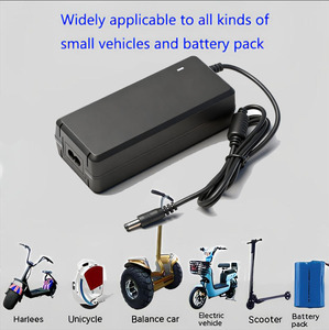 Chargeur de batterie pour vélo électrique 54,6 V 2 A pour <span class=keywords><strong>Evercross</strong></span> H5/H7 Ninebot Segway Magnum RadRunner RadRover Himiway Cruiser Batterie lithium 48 V - Product Image 3
