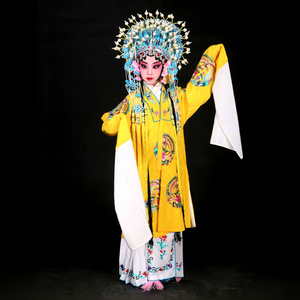 Costume da <span class=keywords><strong>Opera</strong></span> Cinese per Bambine, Abito da Imperatrice e Concubina Imperiale con Mantello Fenice Hua Dan, Vestito per Spettacoli Teatrali, Vendita all'Ingrosso e Personalizzazione - Product Image 1