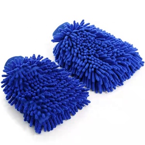 Super chiffon de nettoyage pour lavage de voiture Serviette douce pour les mains en microfibre Gant de lavage de voiture - Product Image 3