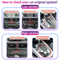 Lecteur multimédia automobile 12,3 pouces pour Audi Q5 2009-2016 GPS Navi Apple CarPlay Android Auto Mirror Link Carte 3D Écran tactile DSP Stéréo