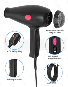 Sèche-cheveux portable de bonne qualité à bas <span class=keywords><strong>prix</strong></span> Salon Travel Professional avec diffuseur - Product Image 2