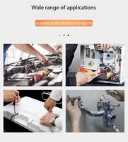 Ensemble d'outils à main professionnels de 55 pièces avec boîte de rangement, kit d'outils de réparation pour la maison, clé à douille, tournevis pour bricolage automobile