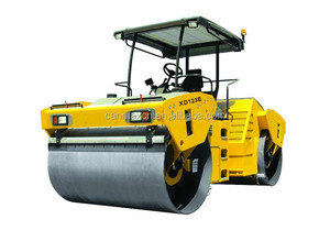 Compacteur à double tambour XD123E, rouleau compresseur vibratoire à double roue pour sol, prix avantageux - Product Image 5