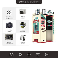 JLJ mesin Stan foto Digital All-in-One, Stan Selfie kompatibel DSLR dengan latar belakang Filter Glam