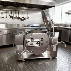 Mélangeur sous vide industriel automatique, cuiseur à sucre sous vide, chauffage par le bas, pot à agitation, haute pression - Product Image 5