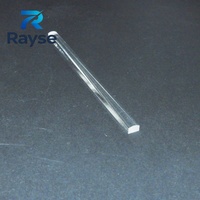 100mm Rectangular Optical Glass Plano Cylindrical Convex Lens Fused Silica/BK7/K9 for Laser Instruments