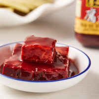 Salsa de queso de soja fermentado rojo Liubiju Halal al por mayor, 340g, para Hot Pot, condimento a granel