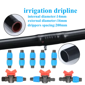 Nông Nghiệp Nhỏ Giọt Hệ Thống Thủy Lợi Polyethylene Dripline 16Mm Inline Vòng Nhỏ Giọt Thủy Lợi Ống Giá Cho Thủy Lợi của Cây Trồng