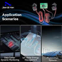 Jiansiyan monofásico 1P 2 cables AC medidor de energía kWh 50Hz consumo de energía vatímetro instalación eléctrica atornillada producto PCBA
