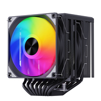 SNOWMAN MT880-ARGB-BK CPU Radiator ARGB PWM Fan 8 Copper Heatpipes High Performance Gaming PC CPU Cooler