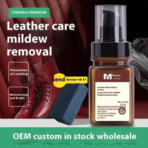 Crème de soin pour meubles en <span class=keywords><strong>cuir</strong></span> <span class=keywords><strong>Entretien</strong></span> anti-moisissure pour canapé en <span class=keywords><strong>cuir</strong></span> Sac à vêtements Chaussures-Crème éclaircissante et nourrissante - Product Image 6