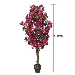 Bougainvilliers artificiels en gros, arbres bonsaï, fleurs, herbe, résistants à l'eau, écologiques, taille personnalisable, pour la maison, les mariages, les fêtes - Product Image 6