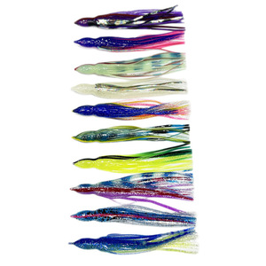 Señuelo de pesca de pulpo de cebo blando sin ojos de 15CM, 18CM, 21CM, 25CM para pesca en agua salada y pesca en barco en el océano - Product Image 5