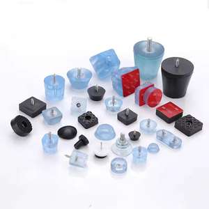 Patins antidérapants en <span class=keywords><strong>silicone</strong></span> transparent pour meubles avec vis, patins coniques pour pieds de meubles, coussinets antidérapants pour canapé et <span class=keywords><strong>chaise</strong></span>, pieds antidérapants bon marché - Product Image 4