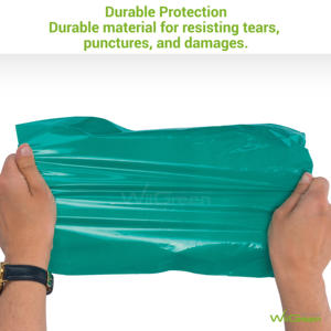 Factory Direct Custom Thick Green Polyethylene Wrap <b>Mailers</b> Waterproof Durable Packaging for Supermarket Couriers Grocery - Product Image 4
