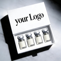Boîtes cadeaux en papier de luxe pour flacons de peptides de 3 ml, 5 ml, 10 ml, emballage de flacons rechargeables avec logo personnalisé