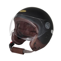 Casque Demi-Face Rétro Certifié Kuuvi DOT ECE 22.06 en ABS pour Véhicules Électriques et Motos – Sécurité Toutes Saisons – Neuf