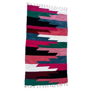 Cheap Price Handmade Geometric Jute Rug Rectangle Bohemian Style Woven Non-Slip Rubber Backing Home Decor Made In Bangladesh - Product Image 4