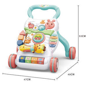 Giocattoli educativi per bambini camminatori musicali multifunzionali per bambini che imparano i bambini imparano a spingere i bambini - Product Image 2