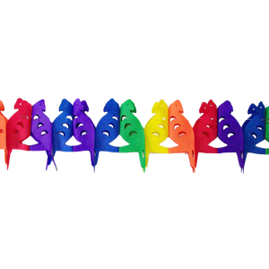 EASTTERN Cactus/pimientos/loros/piñas forma papel guirnalda decoraciones de fiesta - Product Image 2