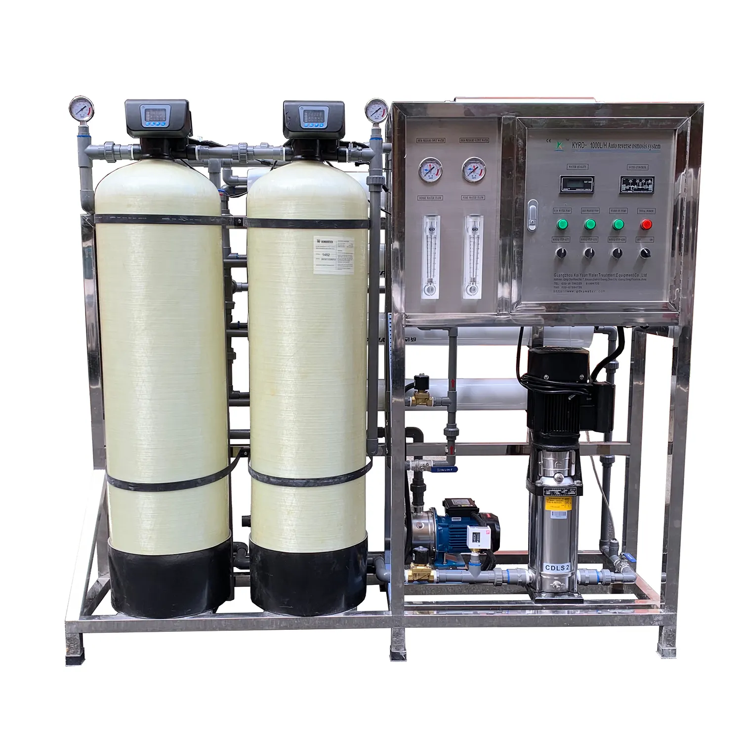 4000L 10000L per day Reverse Osmose China Underground Water Desalination Filters Ro Plant for Salty High TDS Treatment