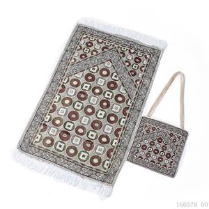Tapis de prière musulman de voyage, écologique, personnalisé, vente en gros, 9 pièces - Product Image 2