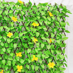 Haie artificielle feuille de <span class=keywords><strong>laurier</strong></span>, clôture de jardin, mur de <span class=keywords><strong>balcon</strong></span>, criblage d'intimité, treillis de saule - Product Image 6