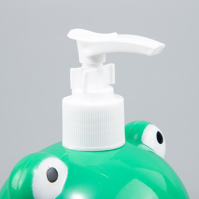 Hot Cartoon Frog Shaped Children's Shower Gel Bottle Shampoo Bottle PVC Panda Shaped Plastic Animal Lotion Bottle.