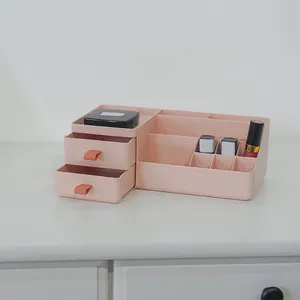 Plastik-Reinigungskosmetikpinsel-Organisator Make-Up-Speicherbox