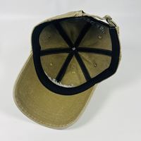 Venta al por mayor de algodón lavado Vintage sombreros de papá en blanco carta personalizada frente después del bordado Logo 6 paneles gorras de béisbol lisas