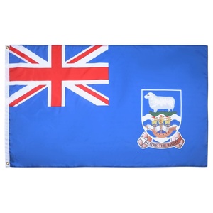 Bandera de las <span class=keywords><strong>Islas</strong></span> de la Sudgéorgia <span class=keywords><strong>y</strong></span> Sud <span class=keywords><strong>Sandwich</strong></span>, 3x5 pies, con 2 ojales metálicos, colores vivos, bandera nacional personalizada de 3x5 pies - Product Image 3