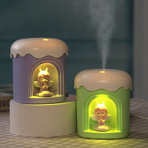 جديد ملاك الصلاة الكرتون USB علاج بالروائح العطرية ليلة الضمان ضوء-هدية سطح المكتب لطيف - Product Image 3