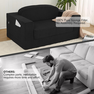 Idea de Sala de Estar Moderna, Estilo Contemporáneo, Sofá Chaise Longue Extensible y Reversible, Muebles de Alquiler para Dormitorio de Hotel - Product Image 3