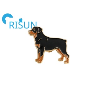 Broches de Metal Personalizados al por Mayor con Diseño de Rottweiler, Pins de Esmalte para Amantes de la Raza Rottie, Insignias de Peltre, Pin de Esmalte de Doberman <span class=keywords><strong>Pinscher</strong></span> - Product Image 4