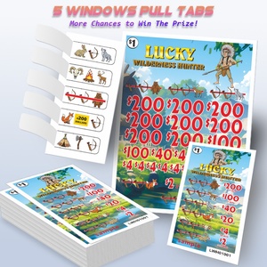 Livraison rapide : Tickets de bingo à languette personnalisés et tickets de jeu à ouverture aléatoire avec impression anti-contrefaçon - Product Image 6