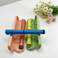 Coffret cadeau macaron, accessoires pour corps de stylo vides, boîtier de stylo en plastique en gros, boîte de rangement pour macarons domestiques Henan