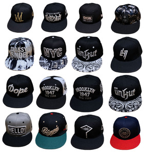 Bán Buôn trong kho Mens vành phẳng thêu được trang bị Mũ bóng chày tùy chỉnh được trang bị Mũ Snapback Mũ bóng chày mũ - Product Image 6