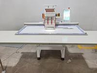 Nouvelle arrivée : Machine à broder à tête unique, industrielle et domestique, pour broderie plate, avec ordinateur