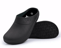 JDS pas cher confortable léger antidérapant anti-huile cuisine chef chaussures pantoufle pour hommes et femmes