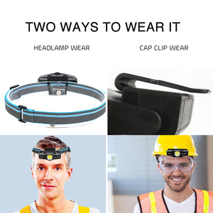 Chất lượng cao COB + 4LED 3 chế độ chuyển đổi đầu đèn Torch AAA 18650 lithium pin USB có thể sạc lại đèn pha - Product Image 3