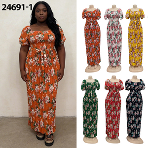 Vestido Casual de Mujer, Estilo Polinesio <span class=keywords><strong>Elei</strong></span>, Diseñ<span class=keywords><strong>o</strong></span> Tribal, Verano/Invierno, Talla Grande, Cuello Redondo, Ecológico, en Oferta - Product Image 1