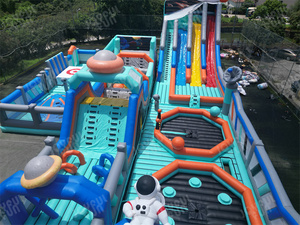 JOYFUL FUN Il Castello Gonfiabile Spaziale E Adatto Per Adulti E Bambini Parco Giochi Gonfiabile - Product Image 3
