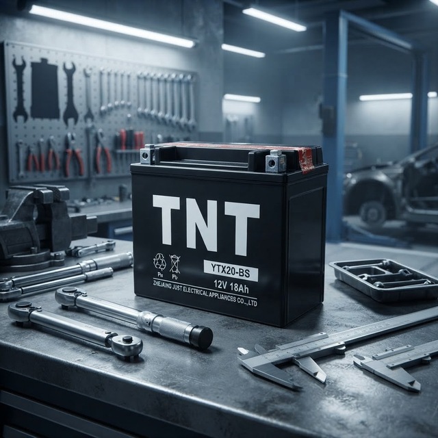TNT High Performance Sealed Maintenance Free Lead-acid 12V 18AH Motorcycle Starting Battery with 1 Year Warranty