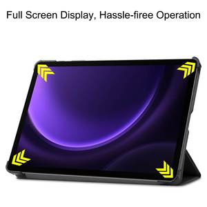 Étuis de protection robustes en cuir PU à <span class=keywords><strong>coque</strong></span> rigide de conception classique personnalisés pour tablettes Samsung Tab <span class=keywords><strong>S9</strong></span> Fe 11 - Product Image 5