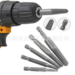 Juego de Extractores de Tornillos con Vástago Hexagonal Mr Drill de 6.3 mm, 5 Piezas, Grado Industrial, para Extraer Pernos Dañados - Product Image 2